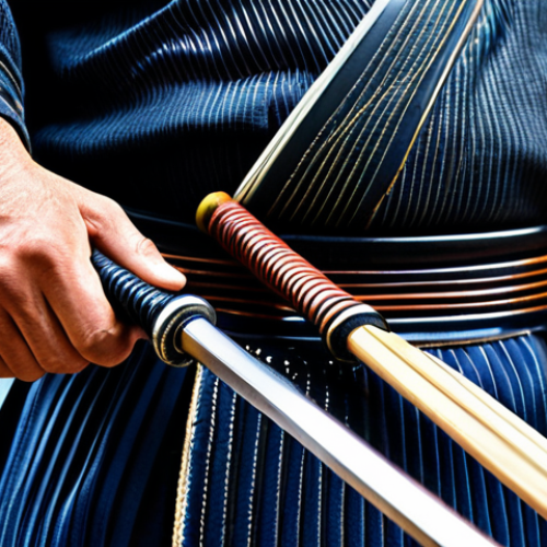 Focus on the Men**

"Close-up of a Kendo Men, highlighting the intricate stitching and robust metal grill. Emphasize the worn leather and faded fabric, suggesting years of dedicated practice. Background slightly blurred, focusing on craftsmanship. High quality, detailed textures, appropriate attire, safe for work, professional."

**
