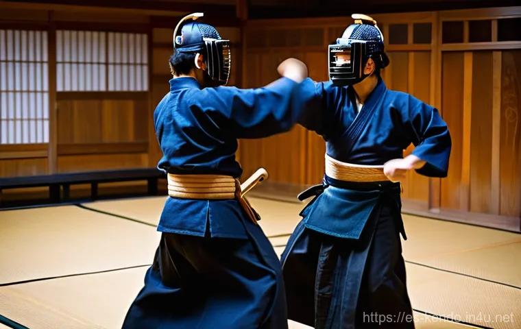 검도 입문을 위한 예산 - A focused young Kendo practitioner, approximately 16 years old, standing respectfully in a tradition... 검도 입문을 위한 예산 - A focused young Kendo practitioner, approximately 16 years old, standing respectfully in a tradition...